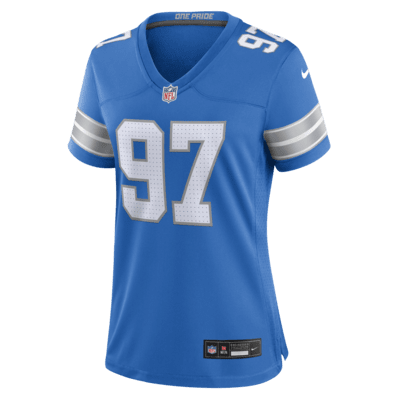 Aidan Hutchinson Detroit Lions Women's Nike NFL Game